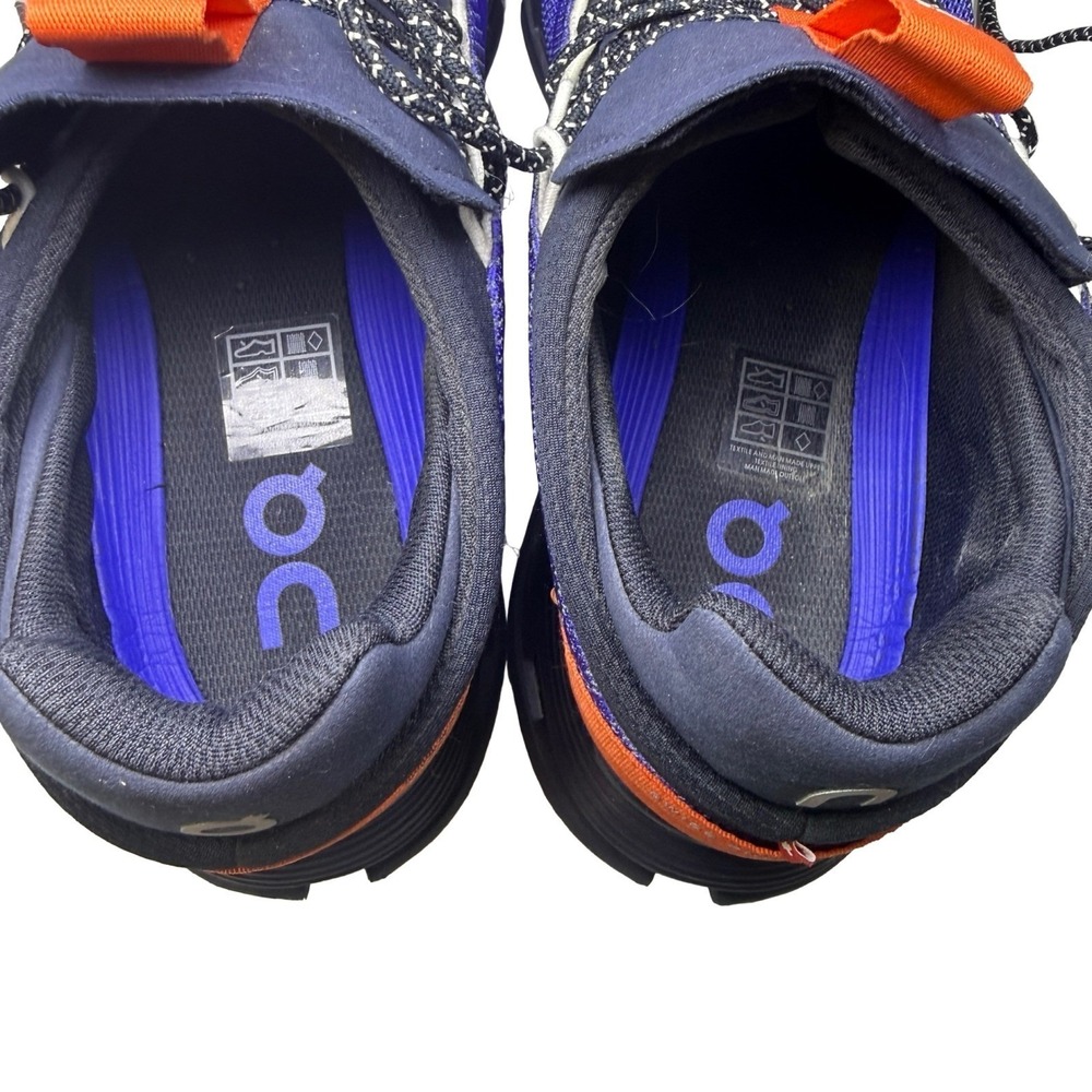 On Cloudnova Z5 Running Shoes Mens 10.5 Blue Orange CloudTec Sneakers - Picture 8 of 9